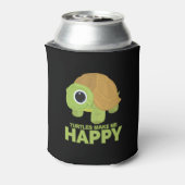 Schildkröten machen mich glücklich dosenkühler (Kanne Rückseite)