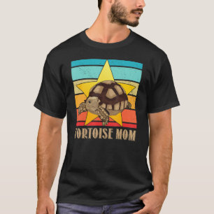 Schildkröten-Mama Vintage-Schildkröten Reptil-Schi T-Shirt