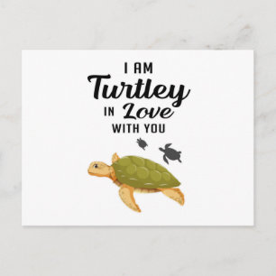 Schildkröten Meer Meereswelt Süße Tier Geschenk Postkarte