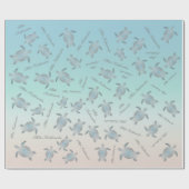 Schildkröten | Mele Kalikimaka Geschenkpapier (Flach)