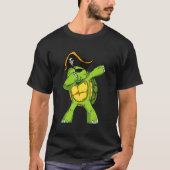 Schildkröten mit Piratenhut T-Shirt (Vorderseite)