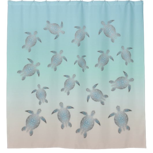 Schildkröten | Nautic Duschvorhang (Vorderseite)