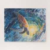 Schildkröten-Odyssee Puzzle (Horizontal)