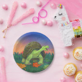 Schildkröten-Party-Mitte Pappteller (Party)