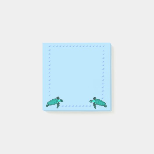 Schildkröten Post-it-Notizen Post-it Klebezettel (Vorderseite)
