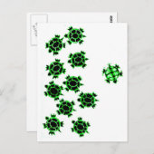 Schildkröten Postkarte (Vorne/Hinten)