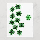 Schildkröten Postkarte (Vorderseite)