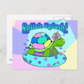 Schildkröten Postkarte (Vorne/Hinten)