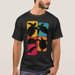 Schildkröten Retro Design T-Shirt