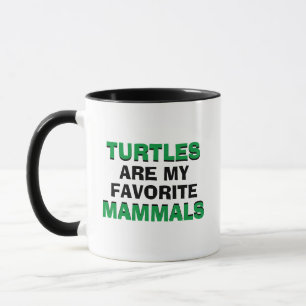 Schildkröten Säugetiere Kaffee Einkornblättrige Bi Tasse