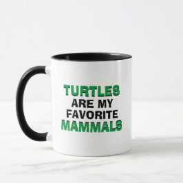 Schildkröten Säugetiere Kaffee Käse Biologie Witz  Tasse