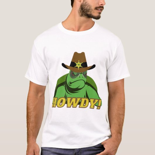 Schildkröten-Sheriff T-Shirt (Vorderseite)