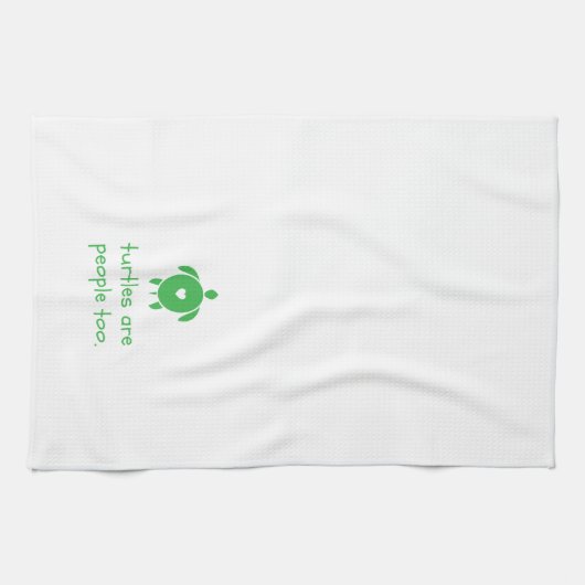 Schildkröten sind Geschirrtuch der Leute auch (Horizontal)