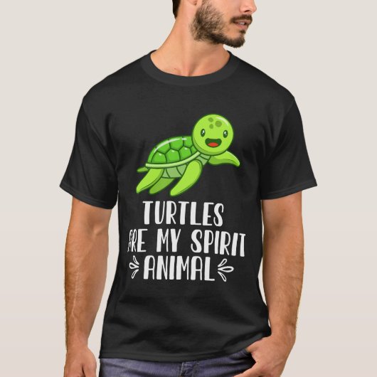 Schildkröten sind mein Geist T-Shirt (Vorderseite)