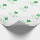 Schildkröten sind Packpapier der Leute auch (Ecke)