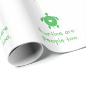 Schildkröten sind Packpapier der Leute auch (Rolleneckpunkt)