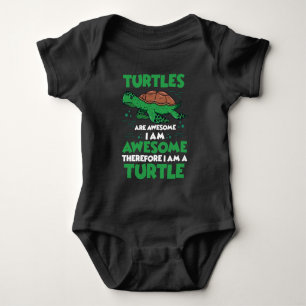 Schildkröten sind Phantastischen Niedlichen Schil Baby Strampler
