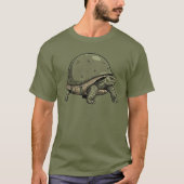 Schildkröten-Soldat T-Shirt (Vorderseite)