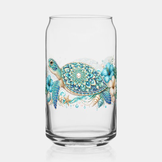 Schildkröten Sommer Dosenglas (Vorderseite)