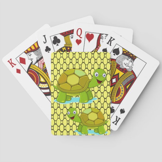Schildkröten Spielkarten Deck (Rückseite)