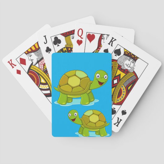 Schildkröten Spielkarten Deck (Rückseite)