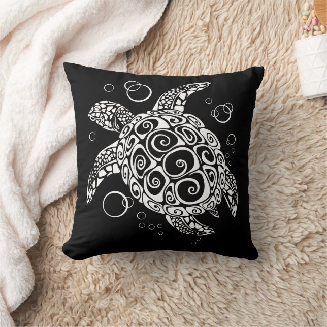 Schildkröten, Surfer Life, Beach Lover, Schildkröt Kissen (Decke)