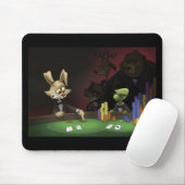 Schildkröten-u. Hase-Mausunterlage Mousepad (Mit Mouse)