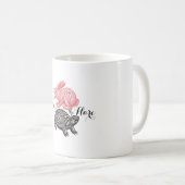 Schildkröten-u. Hase-Tasse Kaffeetasse (VorderseiteRechts)