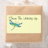 Schildkröten und Dragonfly-Book-Label (Insitu)