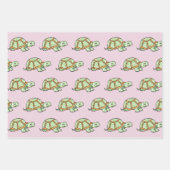 Schildkröten und Frosch Geschenkpapier Set (Vorderseite 3)