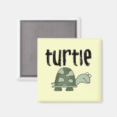Schildkröten und Geschenke Magnet (Vorderseite/Rückseite)