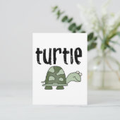 Schildkröten und Geschenke Postkarte (Stehend Vorderseite)