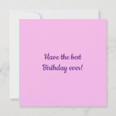 Schildkröten und Kreise Flat Geburtstagskarte Karte (Rückseite)