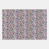 Schildkröten und Kreise Geschenkpapier Set (Vorderseite 2)