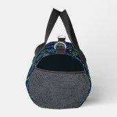 Schildkröten- und Lotusblumen-Muster  Duffle Bag (Rechts)