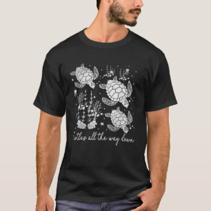 Schildkröten unterwegs Grafisches Schildkrötenland T-Shirt