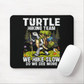 Schildkröten-Wanderteam wandert langsam, sieht meh Mousepad (Mit Mouse)