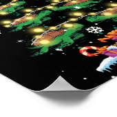 Schildkröten Weihnachtsbaum Meeresschildkröte Love Poster (Ecke)