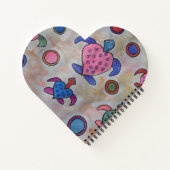 Schildkröten & Zirkel Herzbuch Notizblock (Rückseite)