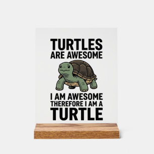 Schildkröten-Zitat Vintage-Gravur-Vektor-T-Shirt-D Acrylschild