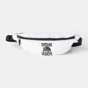 Schildkröten-Zitat Vintage-Gravur-Vektor-T-Shirt-D Bauchtasche