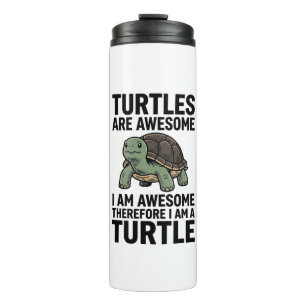 Schildkröten-Zitat Vintage-Gravur-Vektor-T-Shirt-D Thermosbecher