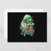 Schildkrötenbaum Postkarte (Vorne/Hinten)