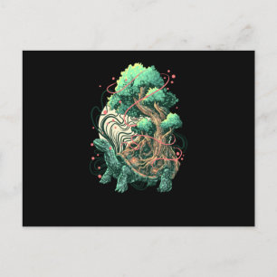 Schildkrötenbaum Postkarte