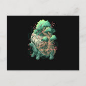 Schildkrötenbaum Postkarte (Vorderseite)
