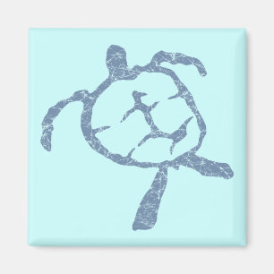Schildkrötenblau Magnet