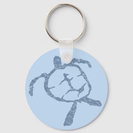 Schildkrötenblau Schlüsselanhänger (Vorderseite)