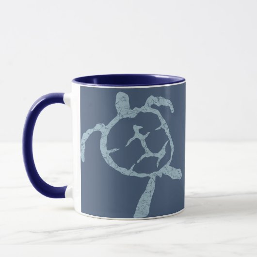 Schildkrötenblau Tasse (Links)