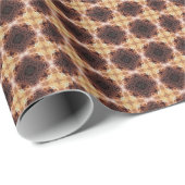 Schildkrötenbraune Herzen Geschenkpapier (Rolleneckpunkt)