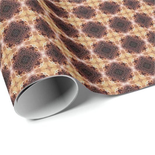 Schildkrötenbraune Herzen Geschenkpapier (Rolleneckpunkt)